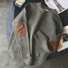 2024 Pullover Sweater Fashion Patch Oversized Knitted