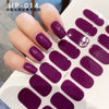UV Semi-Cured Gel Nail Wraps Stickers Strips French Long Lasting