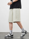 2024 Men's Shorts Fashion Letter Loose Cotton Sweat Short Pants Straight