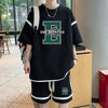 Summer Tracksuit Men Casual Large Size Korean Fashion Suits Y2K