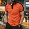 Summer Men's Short sleeved Polo Shirt Business Casual Collar T-shirt Breathable