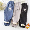 Kids Warm Pants Autumn Winter Girls Thicken Trousers