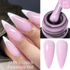 7ML Pink Glitter Quick Extension Gel Nail Polish Gold Foils