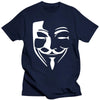 Knitted Slogan Anonymous Hacker Tshirt Man Letter Comical