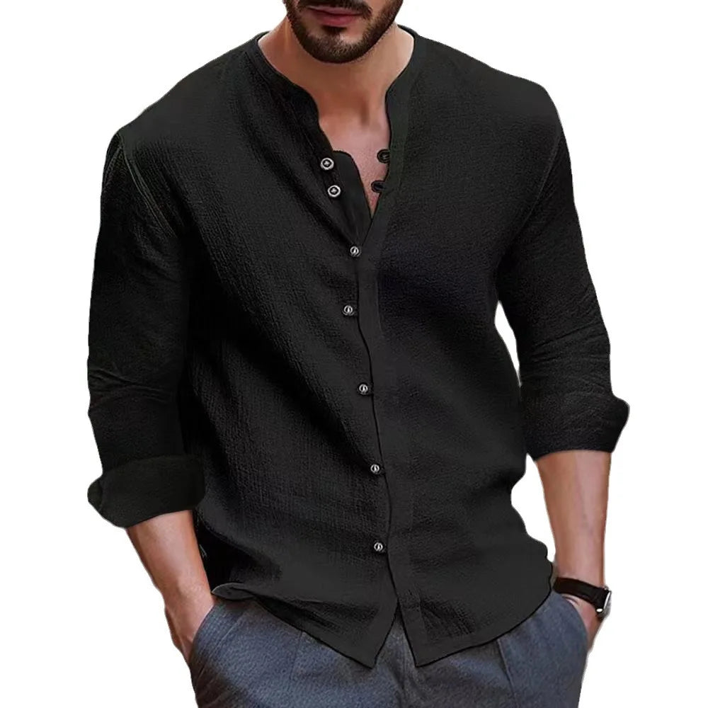 2025 Casual Shirt Loose Spring Autumn Casual Men's Shirts