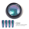 Nail Chrome Powder Bronze Rose Gold Chameleon Mirror