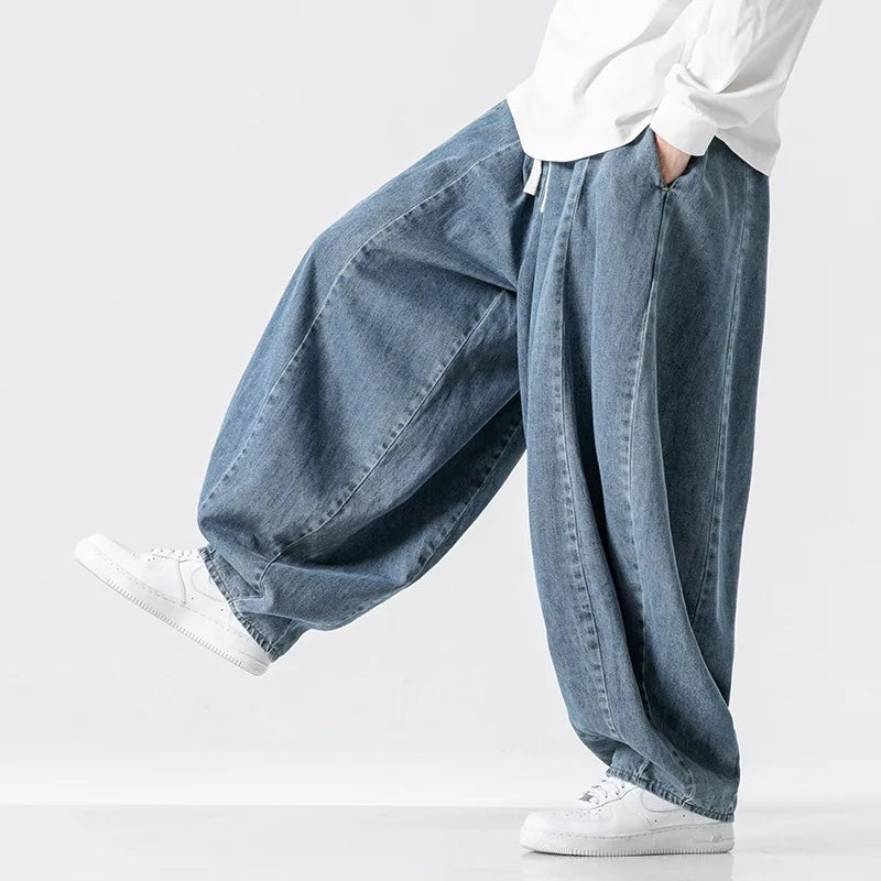 Vintage Loose Pants Denim Pants Straight Streetwear