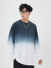 2024 Autumn Men's Long Sleeve T-shirts Fashion Oversized Tee Cotton
