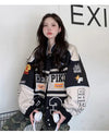 Baseball Hip Hop Clothing Y2k Jacket Retro