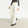 Minimalist Casual Pants for Women Wide Leg Elastic Waist