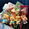 Cartoon Butter Bear Keychain Pendant Cute Fashion Doll Gift for Children