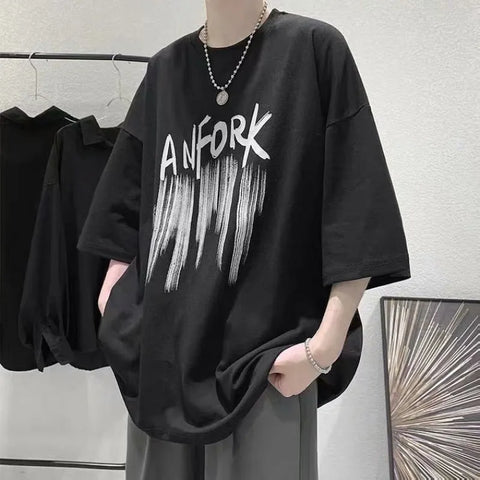Oversized Breathable Loose Tops Y2k Clothes
