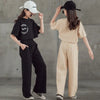 80s and 90s Throwback Trendy Cropped Tee Kids Girl