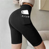 Sports Shorts High Waist Fitness Shorts Casual Streetwear Short Trousers
