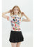 Women's T-shirt Harajuku Korean Y2k Graphic Print Short Sleeve Tee Top Summer
