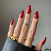 Artificial Acrylic Black Square Nail Tips Long Ballet Removable