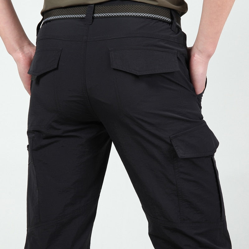 2023 Outdoor Waterproof Tactical Cargo Pants Men Breathable