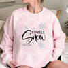 I Smell Snow Sweatshirt Gilmore Gift for Woman Winter Sweatshirt Snowflake