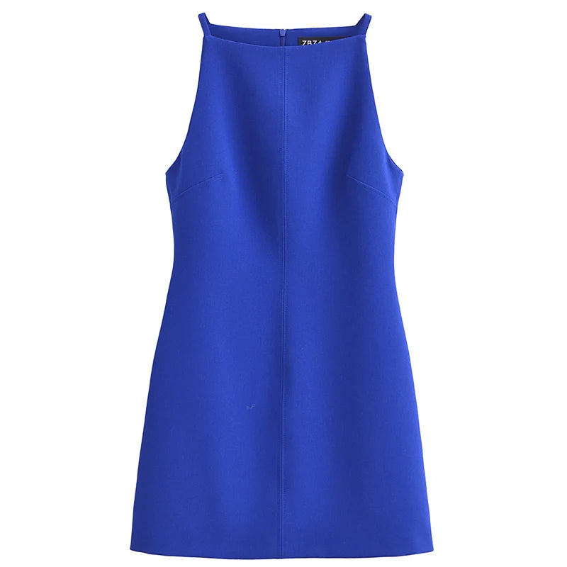 Vacation Sleeveless Bodycon Mini Dress