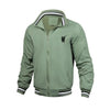 Summer Men’s Polo Jacket Zipper Long Sleeve