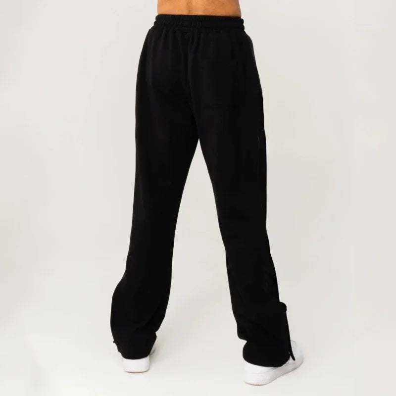 Men's cotton casual pants, street fashion, sporty, fit, Wstring,camping size