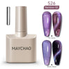 Cat Eye Gel Nail Polish With Magnet Soak off UV Holographic