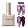 Cat Eye Gel Nail Polish With Magnet Soak off UV Holographic