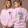 Women Christian Sweatshirt Power in Jesus Pullover