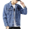 Motorcycle Jeans Mens Denim Jacket Outerwear Coat