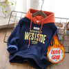 Casual Sweatshirt Kids Warm Thicken Tops Boys