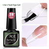 7ML Pink Glitter Quick Extension Gel Nail Polish Gold Foils