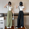 2024 Girls Summer Wide Leg Pants Thin Loose Trousers for Kids