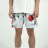 Muscle Pants Mesh Digital Printing Breathable Loose Shorts