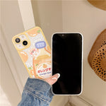 Cute Summer Fruit Soda Drink Clear Phone Case For iPhone
