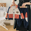 Autumn Sports Style Boys Baseball Three Piece Set With Printed Shirt