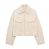 Womens Cropped Autumn Jacket
