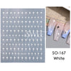 3d Bronzing Laser Cross Stars Y2k Nail Sticker Adhesive Manicure
