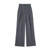 Womens High Waist Full Length Wide Leg Pants