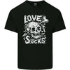 Love Sucks Skull Anti-Valentine's Day Cotton T-Shirt