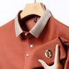 Embroidered Cotton Business Leisure Short Sleeved POLO