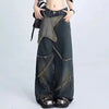 2024 Women Wide Leg High-Waist Jeans Retro Loose Fit