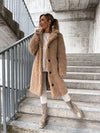 Wool Coat Women Winter Fashion Popular Fur Long Sleeve