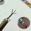 6 Pcs Cat Eye Nail Magnet Set with Flexible Iron Wire