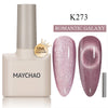 Cat Eye Gel Nail Polish With Magnet Soak off UV Holographic