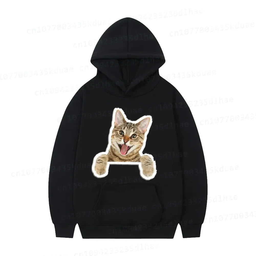 Noodle Cat Hoodie Black Cat Ramen Hoodie Ramen Cat Kawaii