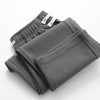 Men's Loose Straight Pants Diagonal Stripes Elastic