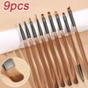 Acrylic Powder Nail Brushes Nail Art 3D Carving Manicure Salon