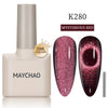 Cat Eye Gel Nail Polish With Magnet Soak off UV Holographic