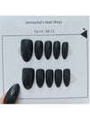 Bright Black Fashion Cos Free Disassembly Fake Nail Tip