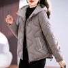 2023 cotton-padded women short version of loose